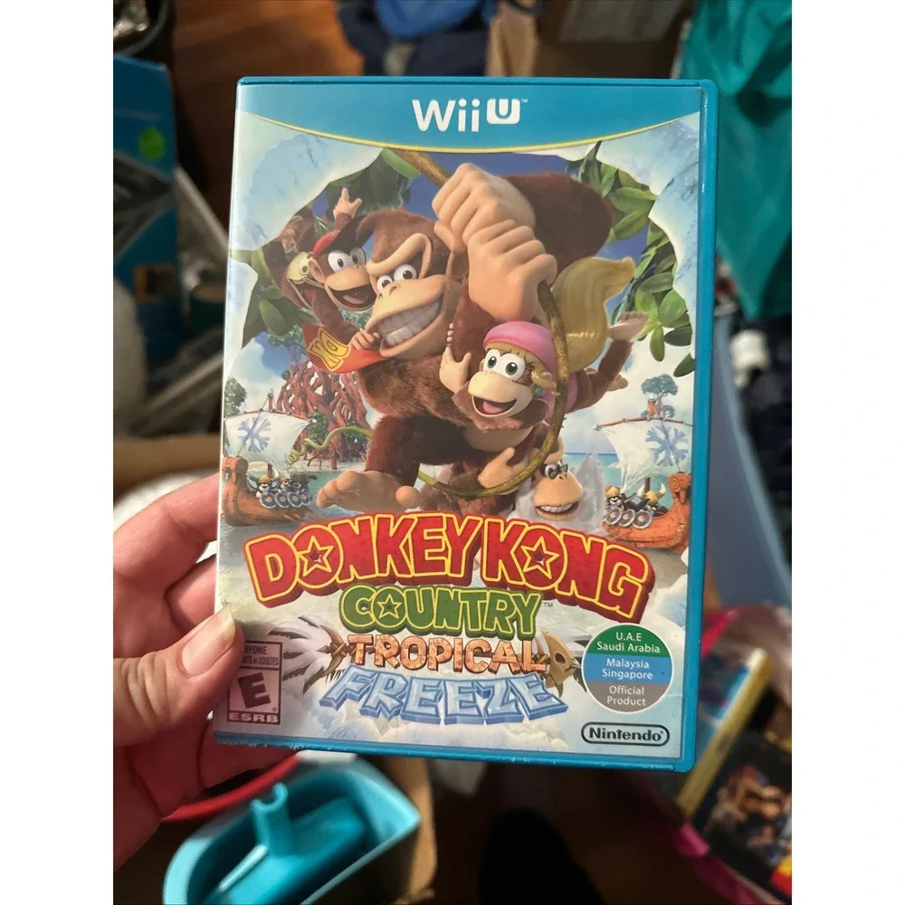 Donkey Kong Country Tropical Freeze Nintendo Wii U World Edition Game Case
